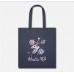 Hard To Kill-Roses&Dagger In Skull Navy Tote Bag